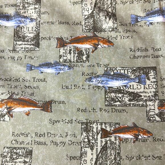 Columbia Shirt XXL Sight Fisher Print Short Sleeve NWT - Picture 3 of 14